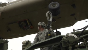 Glory Conducts Sling Load Operations