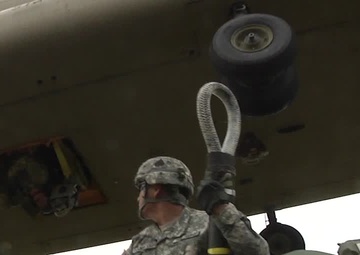 Glory Conducts Sling Load Operations