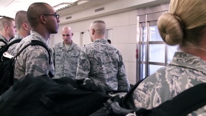 Around the Air Force: Honor Guard Trainee