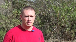 INTERVIEW: Staff Sgt. Patrick Jones, 33, from Hot Springs, Ark., and an intelligence chief with Marine Wing Support Squadron 394 at Twentynine Palms, Calif.