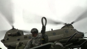 Glory Conducts Sling Load Operations