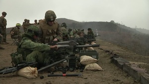 Marines, Singaporean Guardsmen conduct Valiant Mark Live-fire maneuver training