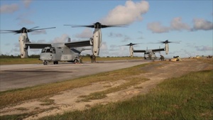 Ospreys Make Historic Landing on Tinian