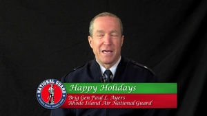 Holiday Greetings from Brig. Gen. Paul L. Ayers, Rhode Island National Guard