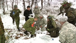 CSM Leota Visits a JGSDF NCO School
