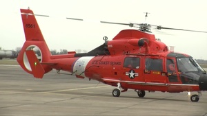 Coast Guard aircrew lands after rescuing overdue boater