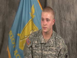 Pvt. Jacob Belote Graduates from Patriot Academy's Last Class