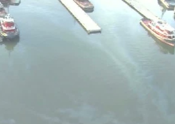Coast Guard Responds to Oil Spill in Kill Van Kull