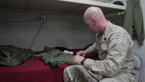 Gunnery Sgt. Hoversten Preparing for R&R