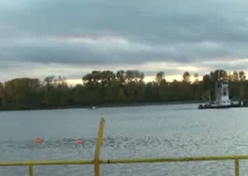 Rock Blasting in Columbia River