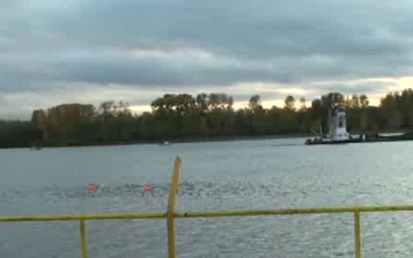 Rock Blasting in Columbia River