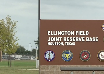 Ellington Field Joint Reserve Base Entry Sign
