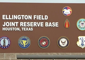 Ellington Field Joint Reserve Base Entry Sign