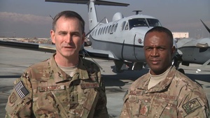 Holiday Greeting from Maj Gen H. D. Polumbo Jr. and CMSgt Calvin Williams