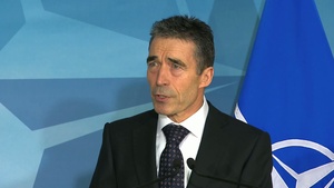 NATO Secretary General Anders Fogh Rasmussen on Syria Missle Launch