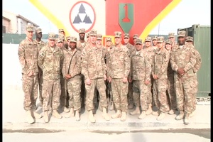 Col. Tempest & CSM McCloud Kansas State University Shout Out