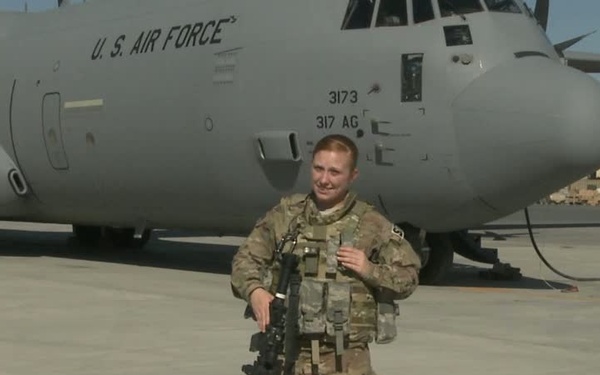 FAST Team Members Accompany and Provide Security to the 772 EAS C-130J Crew