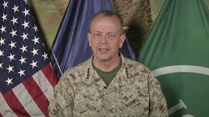 Gen. John R. Allen New Years Message