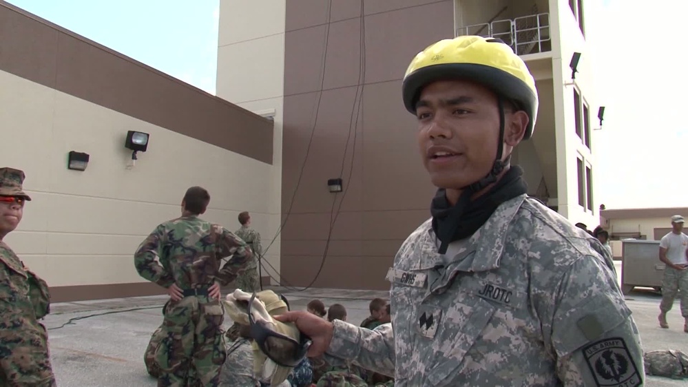 DVIDS - Video - JROTC Rappelling at U.S. Naval Base Guam