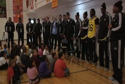 All American Bowl Players Spend Time With SA Youth