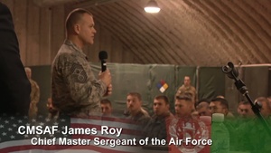 Freedom File: SECAF, CMSAF Visit Kandahar Airfield