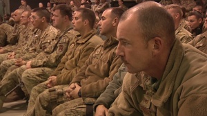 SECAF, CMSAF Visit Kandahar Airfield (Short, Look-Live, SECAF focused)