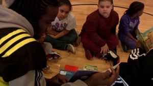 Soldiers Update: All American Bowl Players at Youth Center
