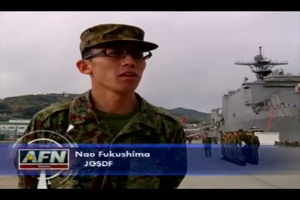 Japanese Soldiers Visit USS Bonhomme Richard