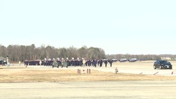 USAF Band and Honor Guard Pre-Rehearsal