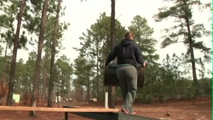 UNCW Women's Softball at a Fort Bragg Obstacle Course