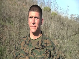 Marines Take First Step to  Become Scout Snipers (Grob - Interview)