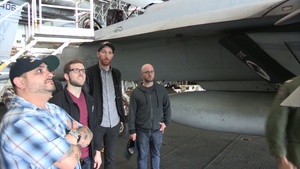 Taking Back Sunday Visits USS John C. Stennis