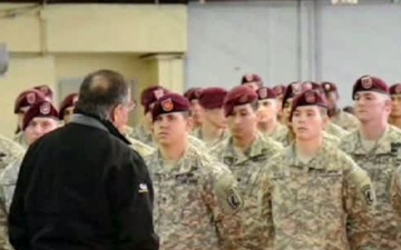 Secretary of Defense Leon Panetta visits Vicenza, January 2013