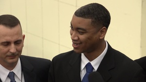 Airman Stands-In for Commander in Chief
