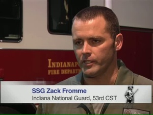 Minuteman Report: Indiana Guard CST Conducts Joint HAZMAT Training