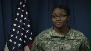 Spc. Gloria Torres