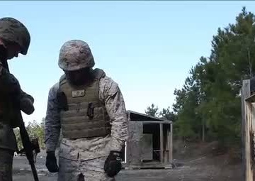 Marines Train to Breach Doors with Shotguns