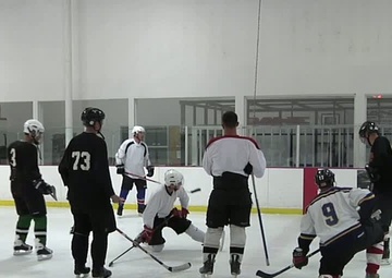 Patriots Hockey Checks Semper Fi Fund