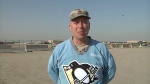 Maj. Rob Bojarski for the Pittsburgh Penguins