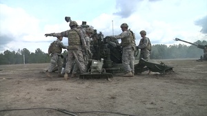 Glory Battalion M119 and M777 Live Fire at JRTC