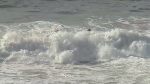 Cape Disappointment surf-swim training