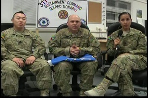 Major Casey Miner, SFC Peter Jun & Specialist Ahrielle Soria
