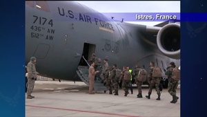 Air Force Report: USAF Airlifts French Troops