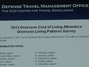 Cost Of Living Allowance Survey (Short Version)