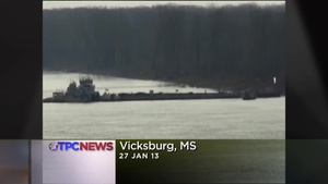 Coast Guard Responds to Barge, Bridge Collision