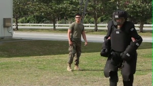 Military Policemen conduct OC training