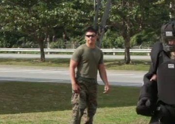 Military Policemen conduct OC training
