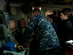 USS Curtis Wilbur Officers Tour USS Patriot (Short Version)