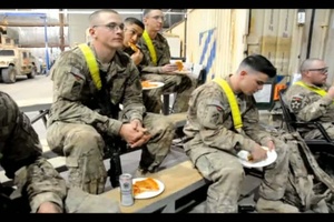 Pizza for Providers: Deployed Soldiers Enjoy Super Bowl With Donated Deep Dishes