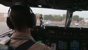 United States Air Force Support French Military - C-17 Transportation Flight in Mali